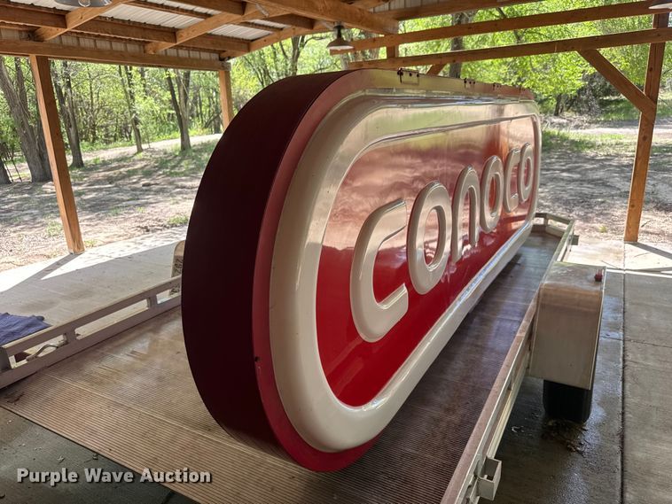 image for item ET1940 Zimmerman Sign Co. Conoco sign