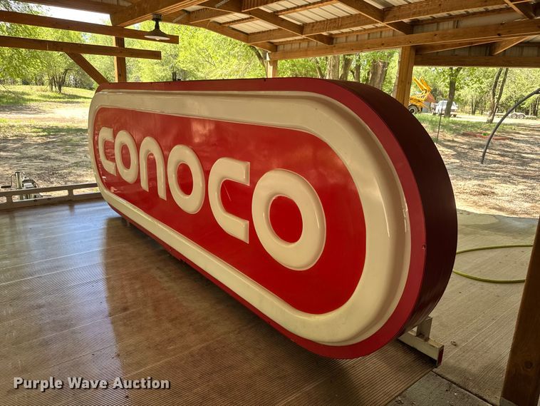 image for item ET1940 Zimmerman Sign Co. Conoco sign