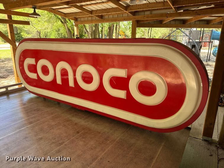 image for item ET1940 Zimmerman Sign Co. Conoco sign