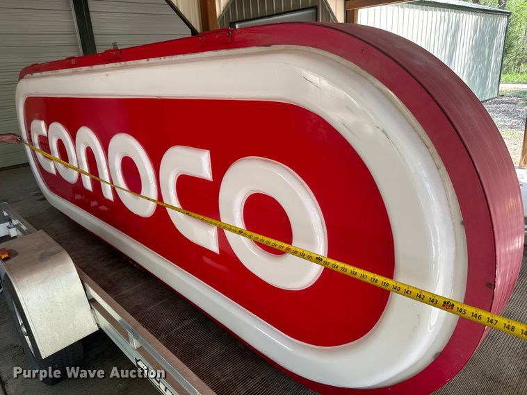 image for item ET1940 Zimmerman Sign Co. Conoco sign