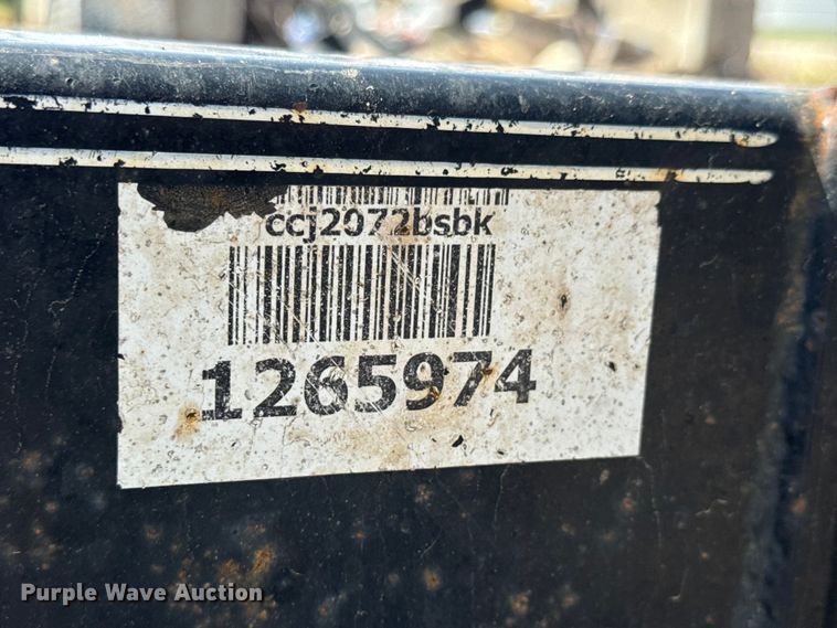 image for item ET1955 2015 PJ utility trailer