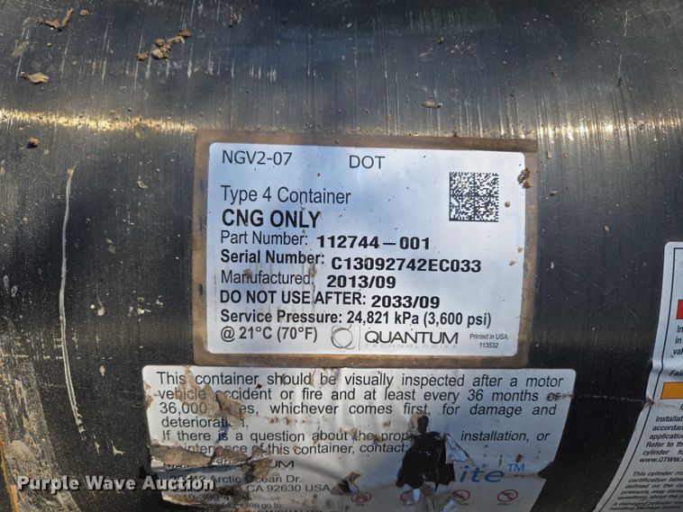 image for item ET5189 (2) Quantum CNG tanks