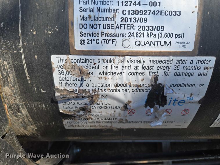 image for item ET5189 (2) Quantum CNG tanks