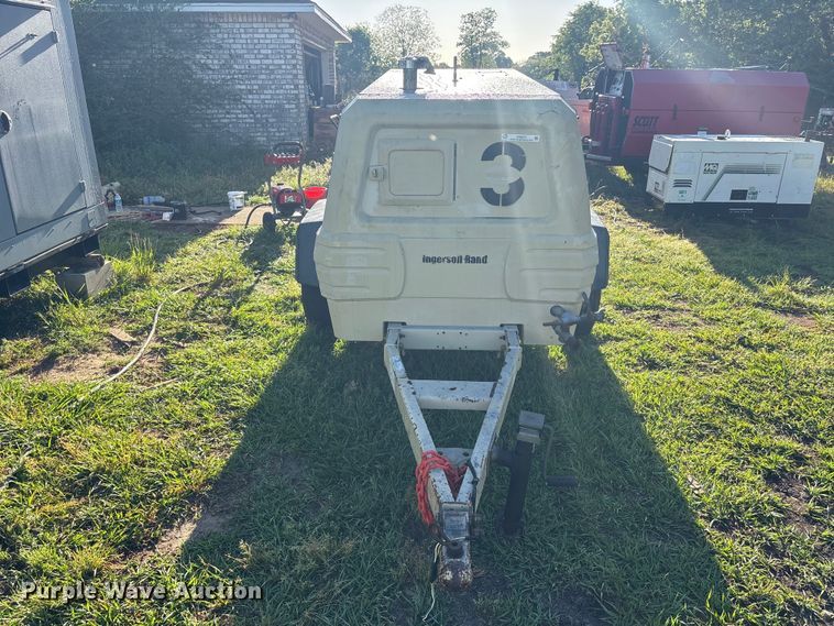 image for item EU0531 Ingersoll Rand P185WIR air compressor