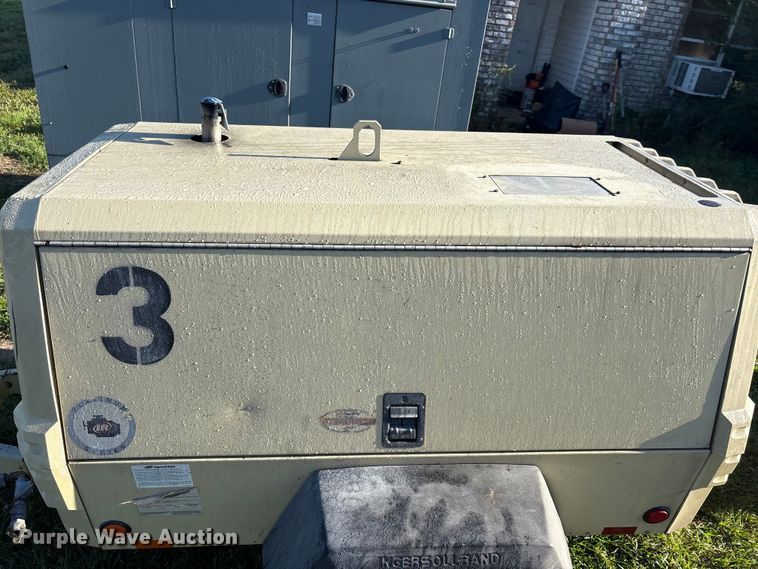 image for item EU0531 Ingersoll Rand P185WIR air compressor