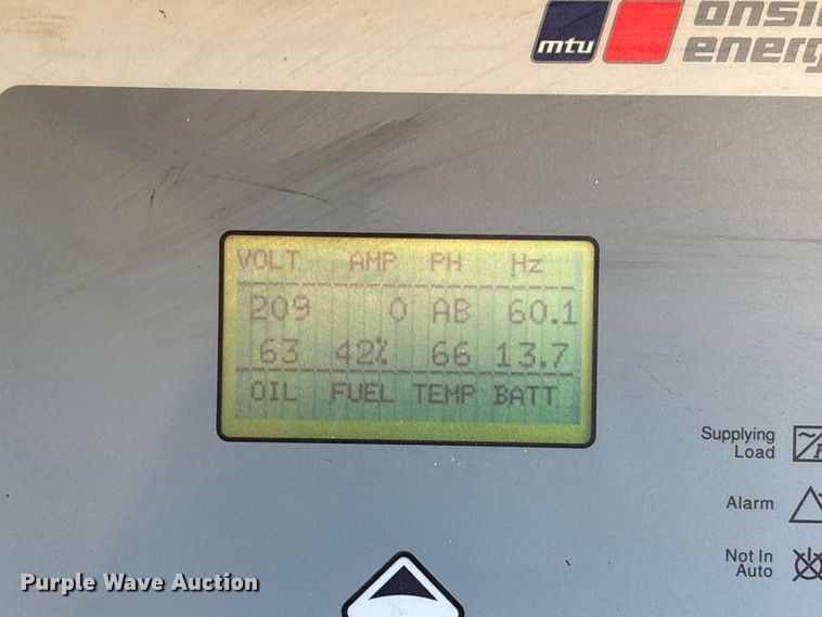 image for item EU0532 MTU 40PJC6DT3 generator