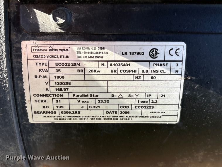 image for item EU0534 (2) Mecc Alte Spa ECO32-2S/4 generator Ends