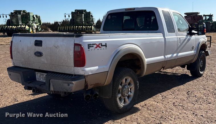 image for item EU4843 2011 Ford F350 Super Duty  Ext. Cab pickup truck