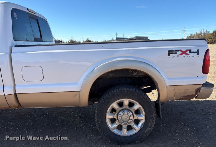 image for item EU4843 2011 Ford F350 Super Duty  Ext. Cab pickup truck