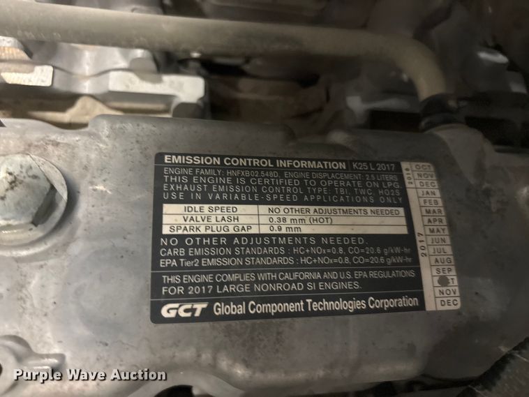 image for item EU5510 2018 UniCarriers PF70 forklift
