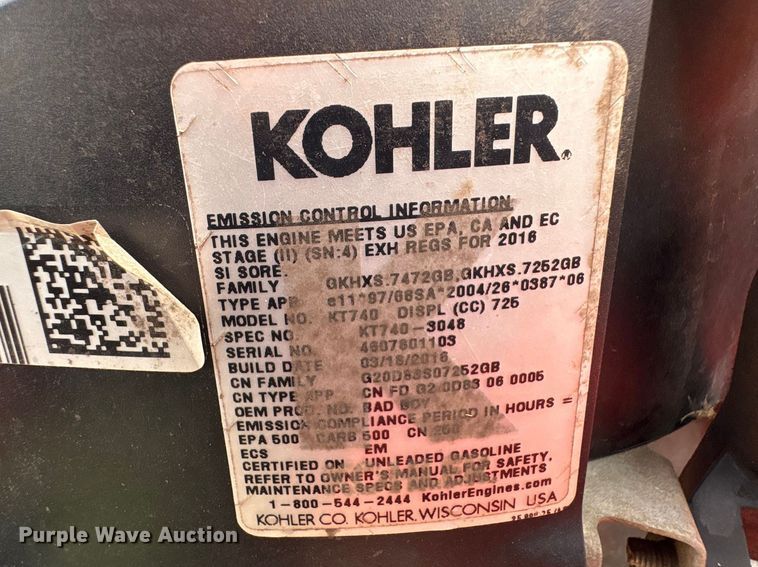 image for item EU7471 2016 Bad Boy MZ Magnum ZTR lawn mower