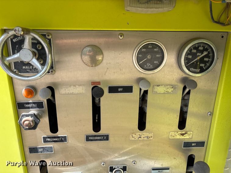 image for item EU7499 Emergency One pumper truck bed