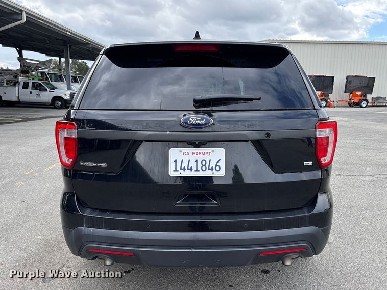 image for item EU8626 2016 Ford Explorer Police Interceptor SUV