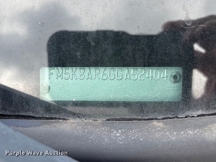 image for item EU8626 2016 Ford Explorer Police Interceptor SUV