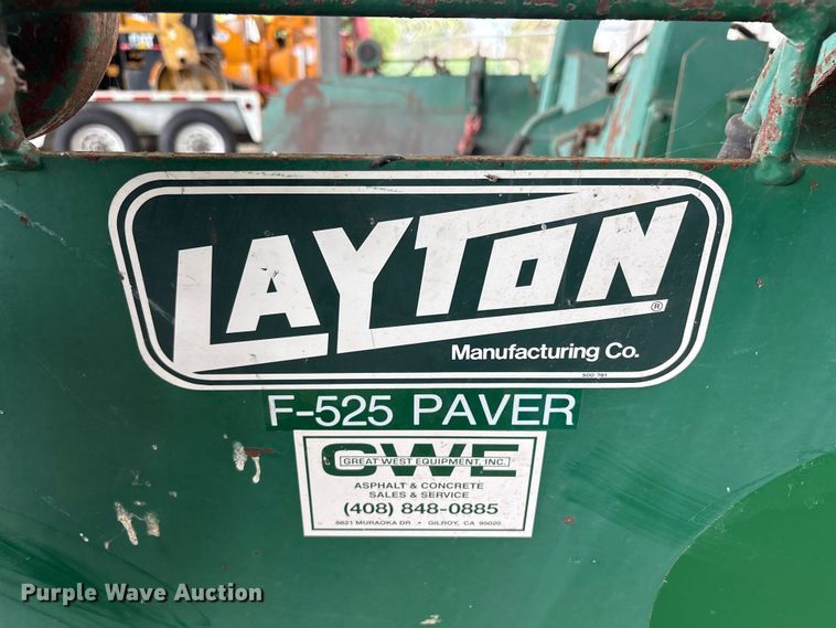 image for item EU8627 Layton F-525 paver