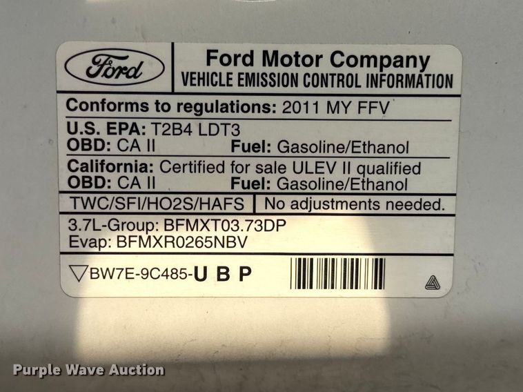 image for item EV7656 2011 Ford F150 pickup truck