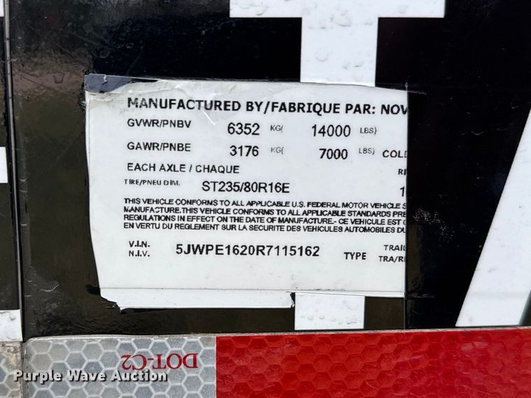 image for item FB0965 2024 Pace American enclosed cargo trailer