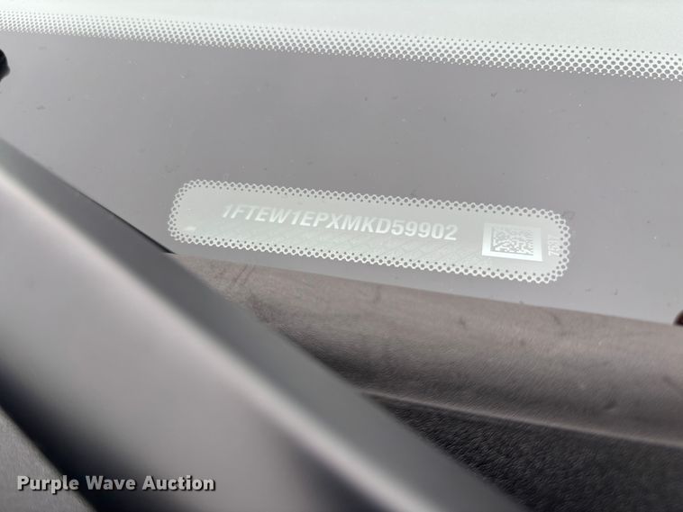 image for item FB3310 2021 Ford F150 Crew Cab pickup truck