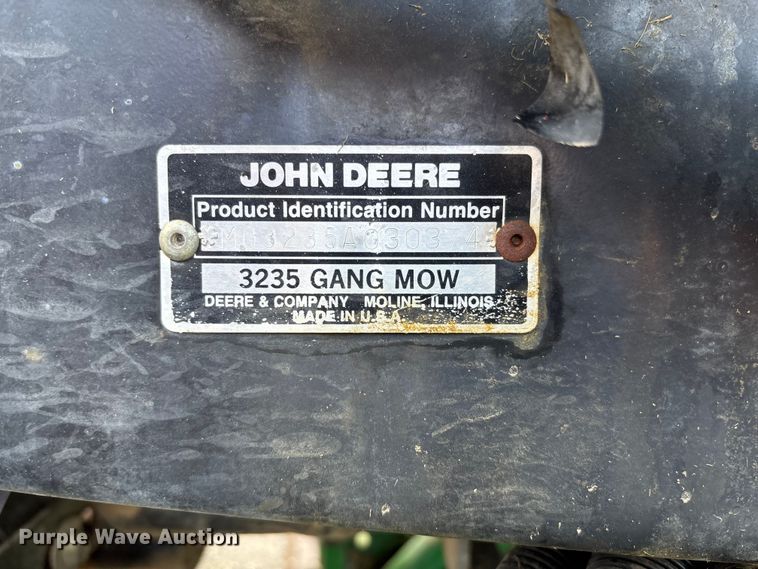 image for item FB3339 John Deere 3235 reel mower