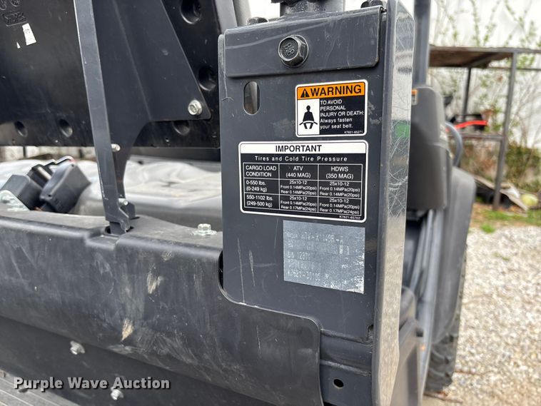 image for item FB3342 2016 Kubota RTV-X1140 utility vehicle