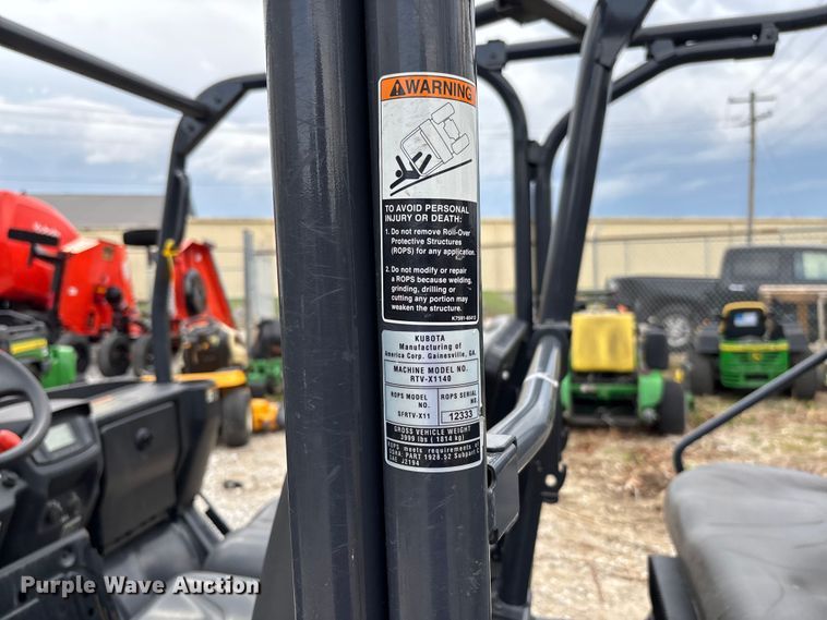 image for item FB3342 2016 Kubota RTV-X1140 utility vehicle