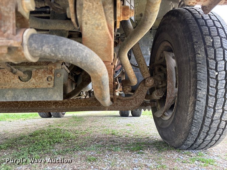 image for item FB3343 1999 Isuzu NPR dump flatbed truck