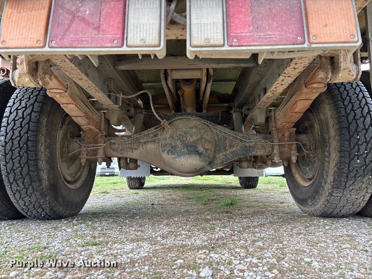 image for item FB3343 1999 Isuzu NPR dump flatbed truck