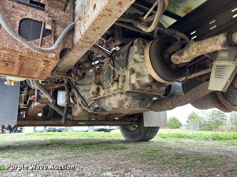 image for item FB3343 1999 Isuzu NPR dump flatbed truck