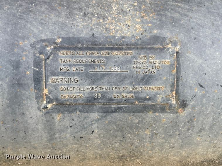 image for item FB3343 1999 Isuzu NPR dump flatbed truck