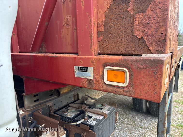 image for item FB3343 1999 Isuzu NPR dump flatbed truck