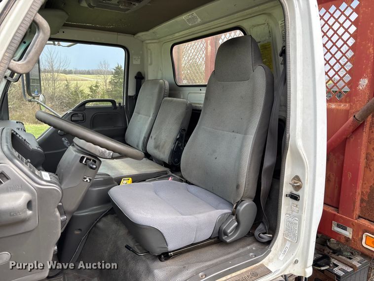 image for item FB3343 1999 Isuzu NPR dump flatbed truck