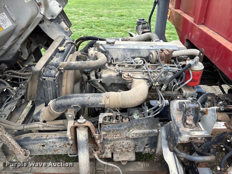 image for item FB3343 1999 Isuzu NPR dump flatbed truck