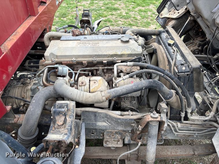 image for item FB3343 1999 Isuzu NPR dump flatbed truck