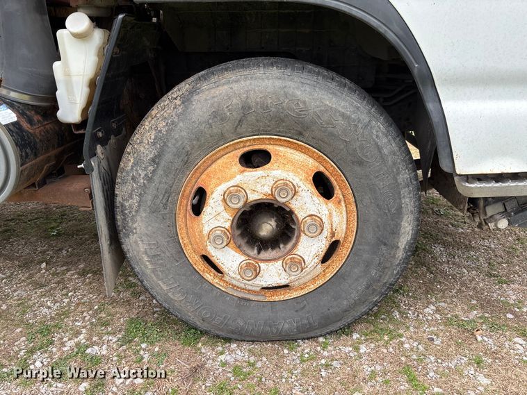 image for item FB3343 1999 Isuzu NPR dump flatbed truck