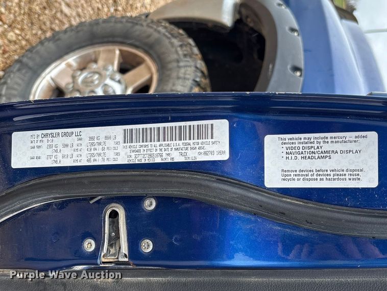 image for item FB3345 2011 Dodge Ram 2500 Crew Cab pickup truck