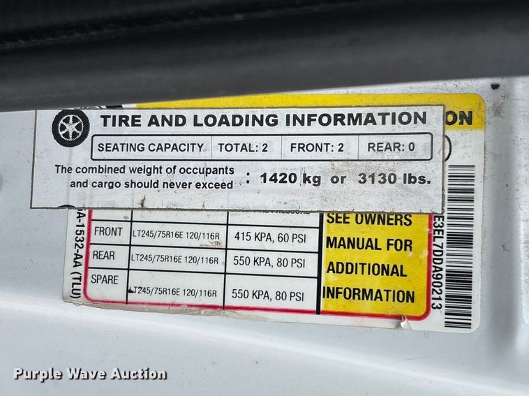 image for item FB3357 2013 Ford E350 van