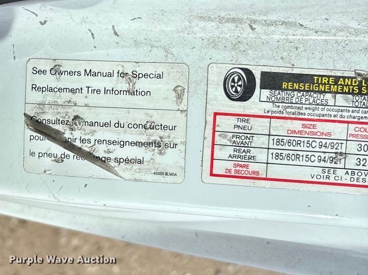 image for item FB3364 2021 Nissan NV200 van