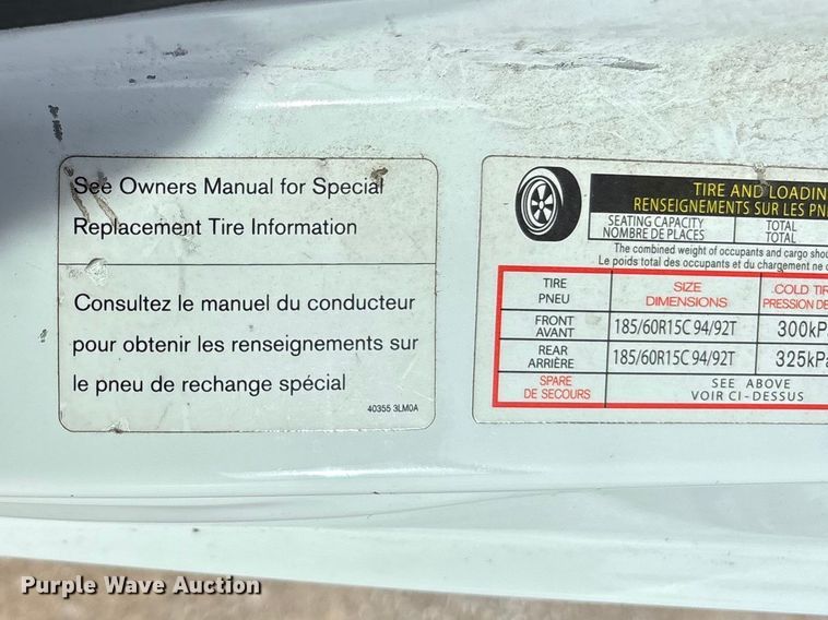 image for item FB3365 2021 Nissan NV200 van