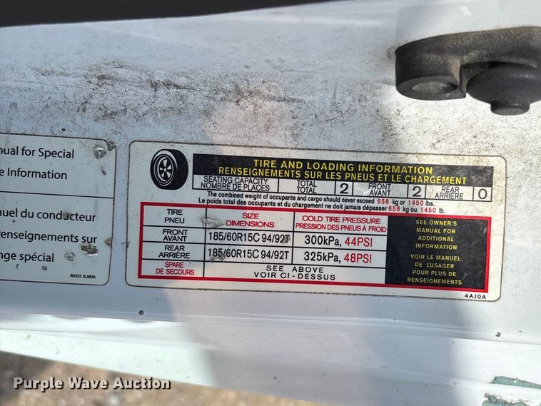 image for item FB3366 2015 Nissan NV200 van