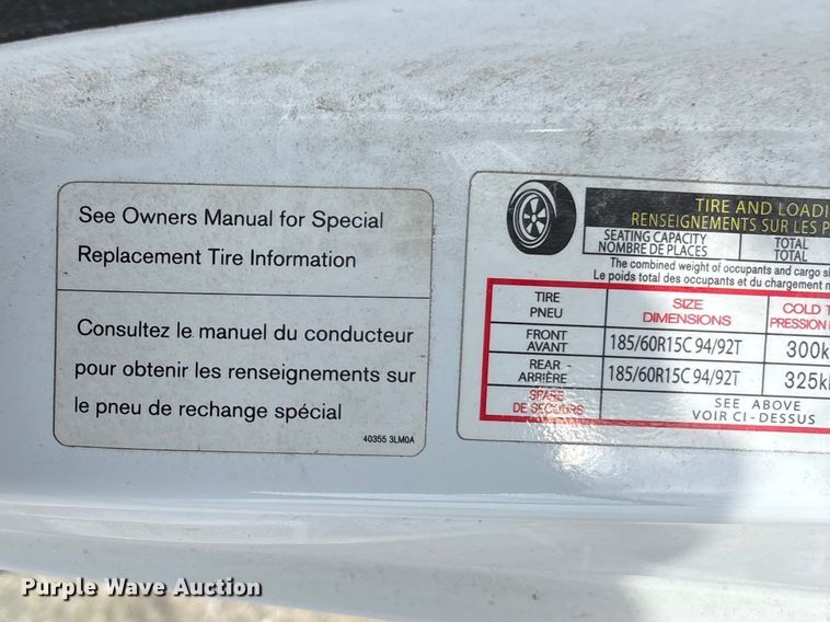 image for item FB3368 2020 Nissan NV200 van