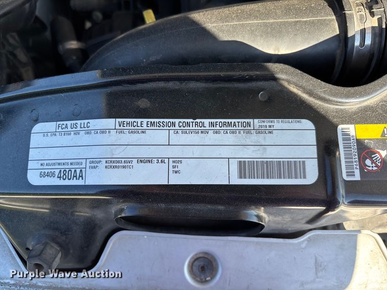 image for item FB3374 2019 RAM Promaster  van