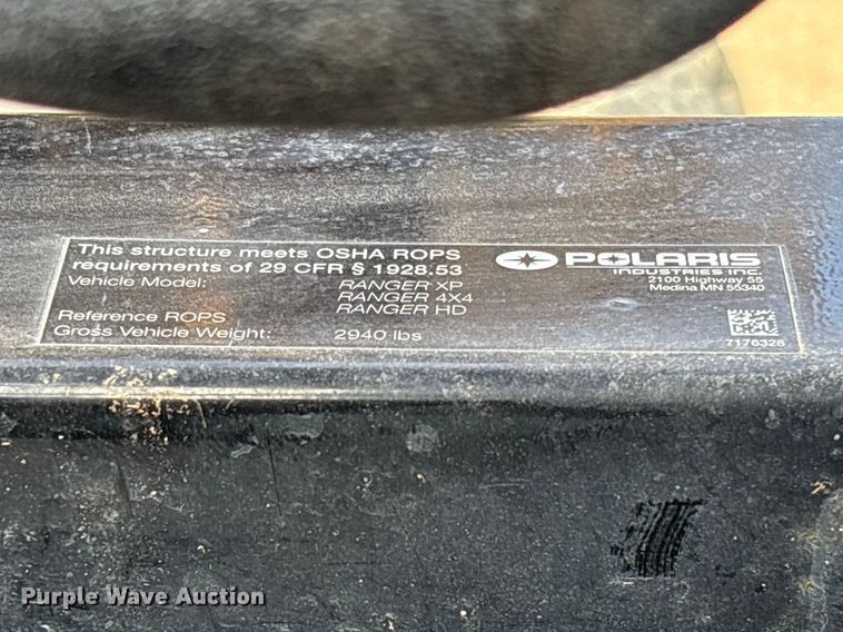 image for item FB3381 2011 Polaris Ranger XP utility vehicle