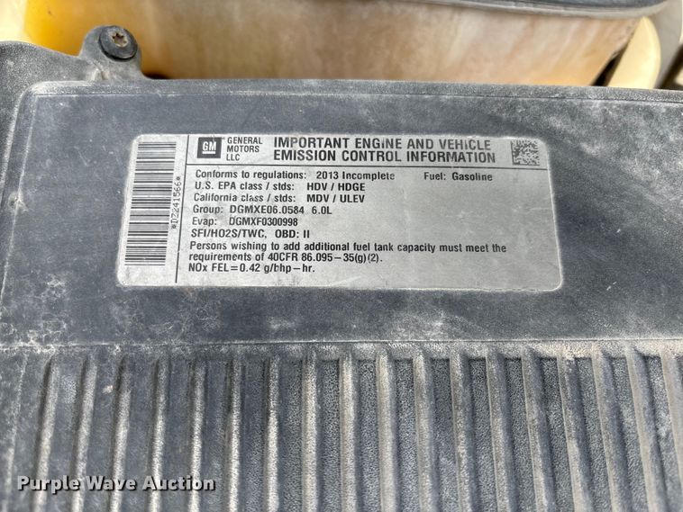 image for item FB3389 2013 GMC Sierra 3500 utility bed pickup truck