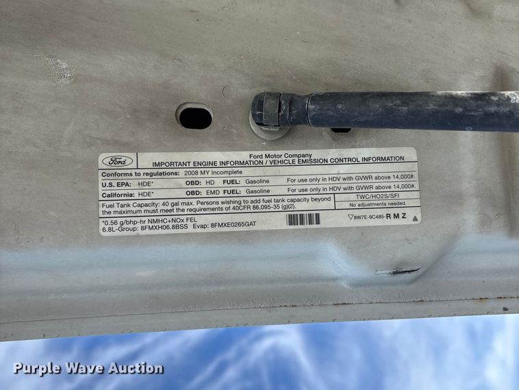 image for item FB3390 2008 Ford F450 Super Duty utility / service truck