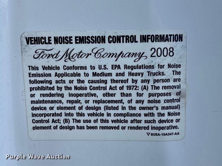 image for item FB3390 2008 Ford F450 Super Duty utility / service truck