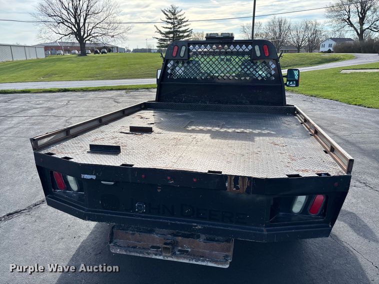 image for item FB3391 2012 Ford F350 Super Duty flatbed pickup truck