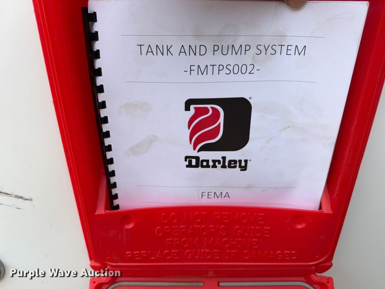 image for item FB8115 Darley FMTPS002 tank and pump system