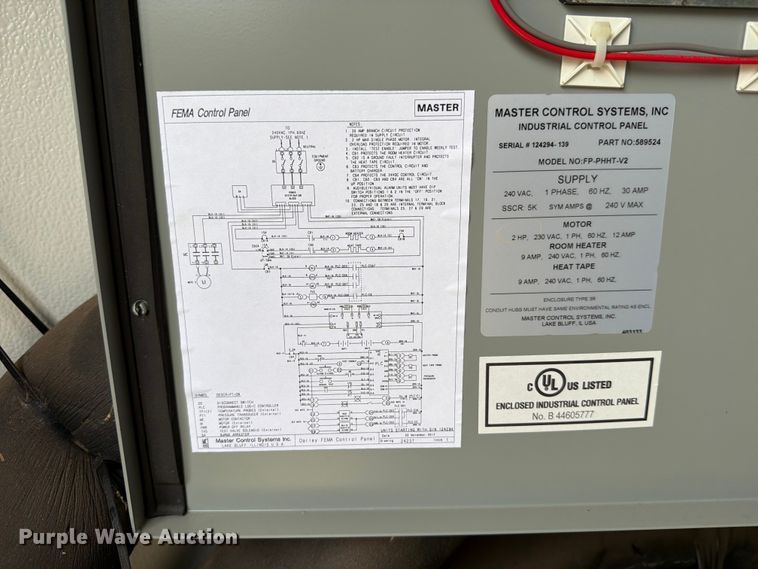image for item FB8115 Darley FMTPS002 tank and pump system