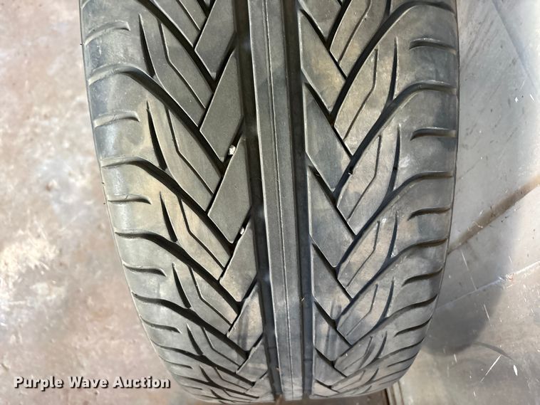 image for item FC2163 (4) 295/25ZR28 tires and wheels