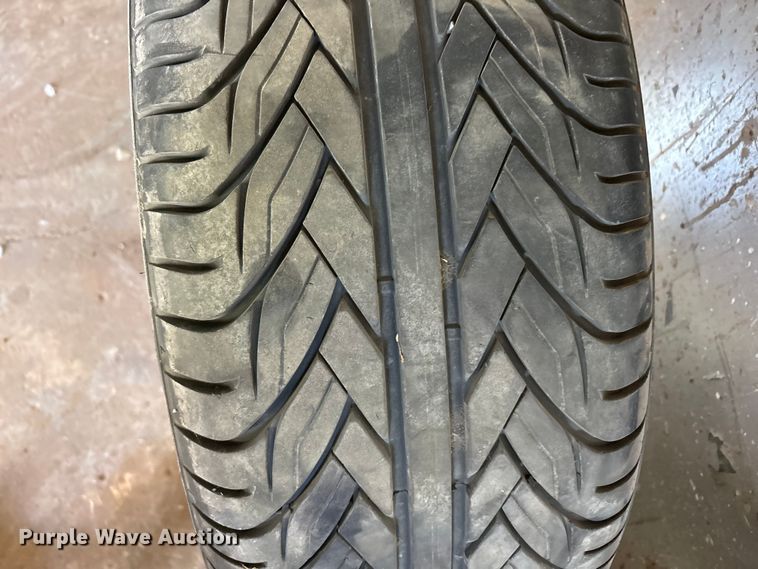 image for item FC2163 (4) 295/25ZR28 tires and wheels